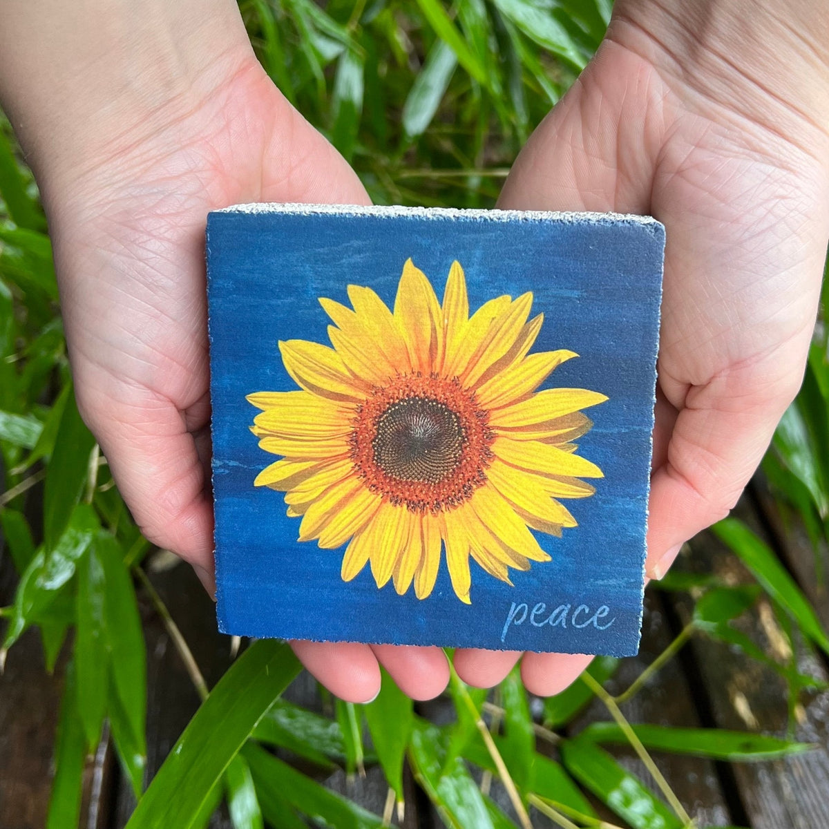 Sunflower of Peace Art Block