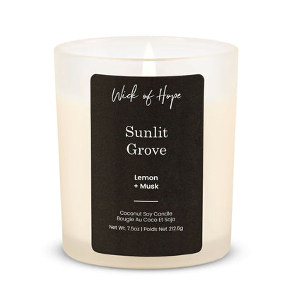 Sunlit Grove Candle | Lemon + Musk