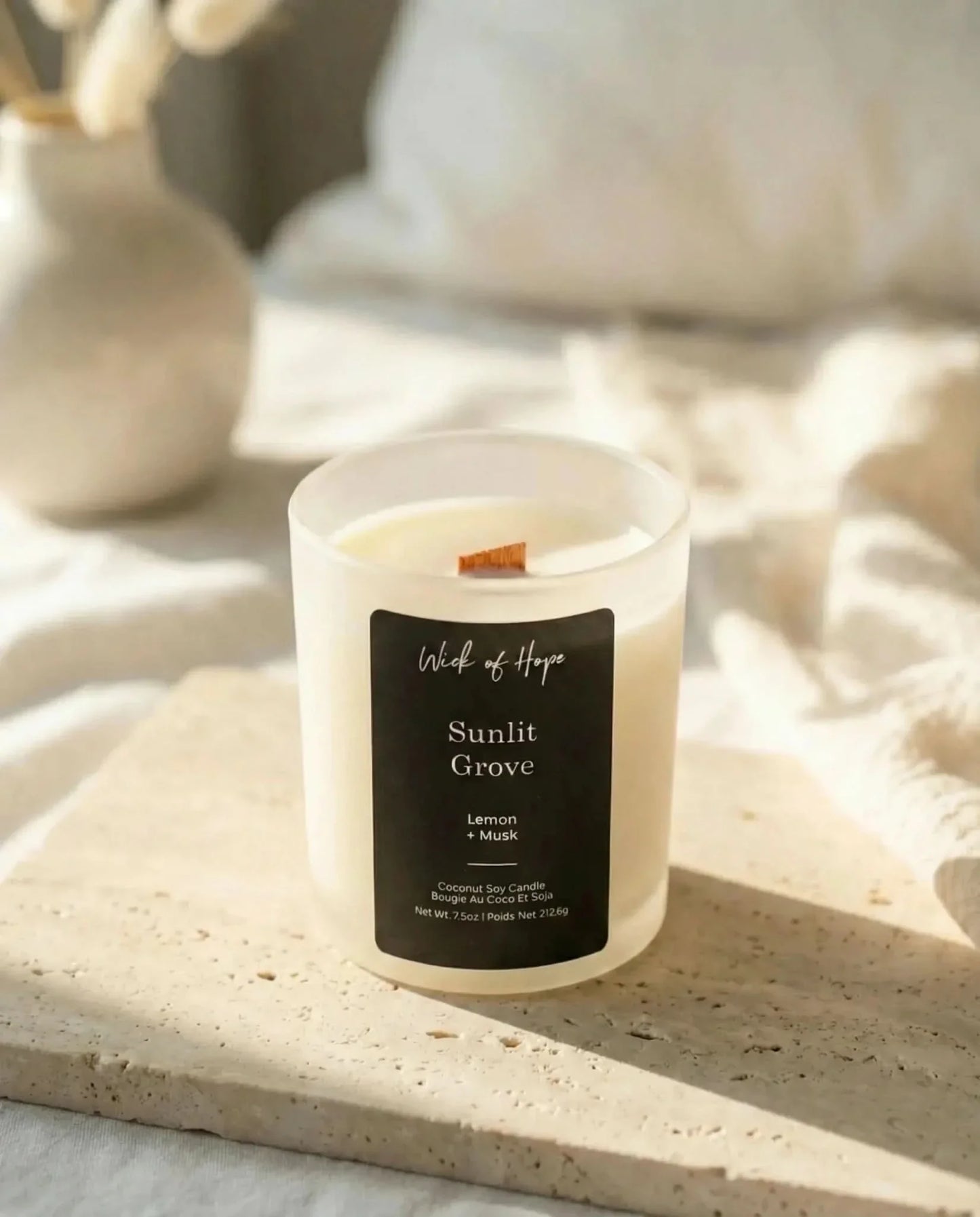 Sunlit Grove Candle | Lemon + Musk