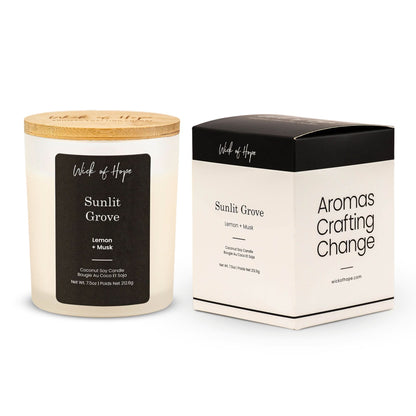 Sunlit Grove Candle | Lemon + Musk