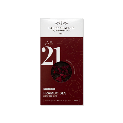 Tablette de chocolat - Framboise