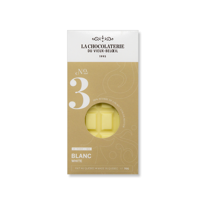 Tablette de chocolat - Le tout blanc