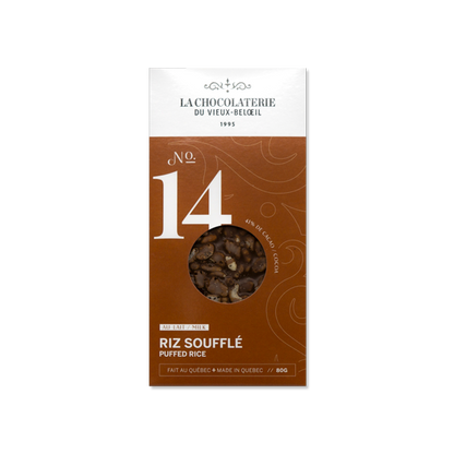 Tablette de chocolat - Riz Souffé
