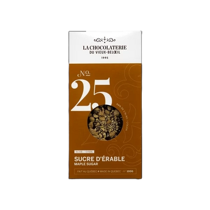 Tablette de chocolat - Sucre d'érable