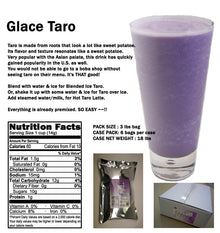 Mélange 4 en 1 de taro pour thé aux perles, smoothies, lattés et frappés, sac de 3 lb (caisse de 6 sacs de 3 lb) - Mélange de boisson en poudre polyvalent - Livraison gratuite au Canada pour les commandes de plus de 199 CAD
