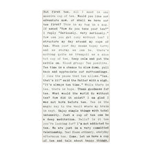 Typewriter Sign - Tea