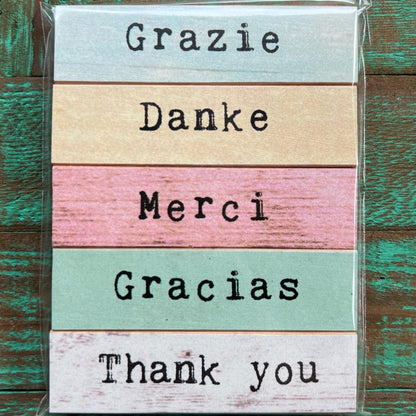 Timber Magnet Bundle - Thank You