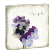 Art Block - Lost & Found - Thankful Pansies
