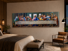 Tableau sur toile « La Cène » – Décoration murale – Impression sur toile vernie RVB