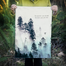 Tea Towel - Lost & Found - The Quieter You Become
