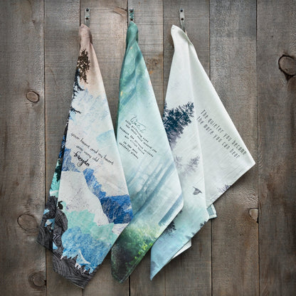 Tea Towel - Lost & Found - The Quieter You Become
