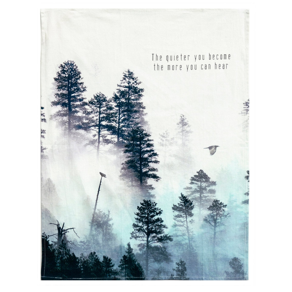 Tea Towel - Lost & Found - The Quieter You Become