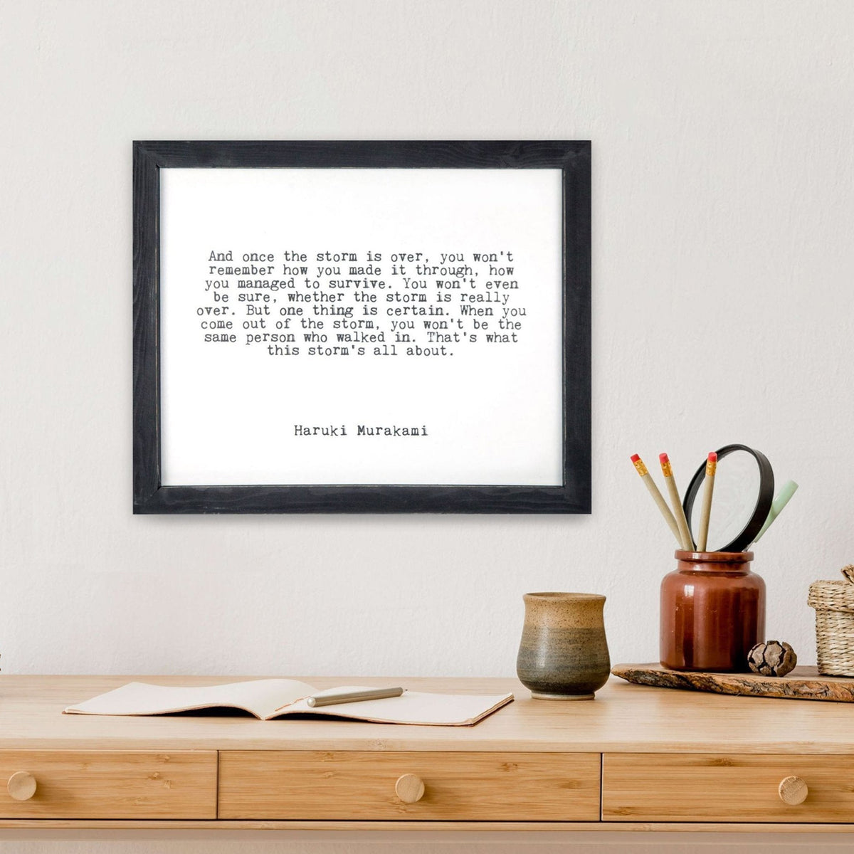 Framed Words - The Storm