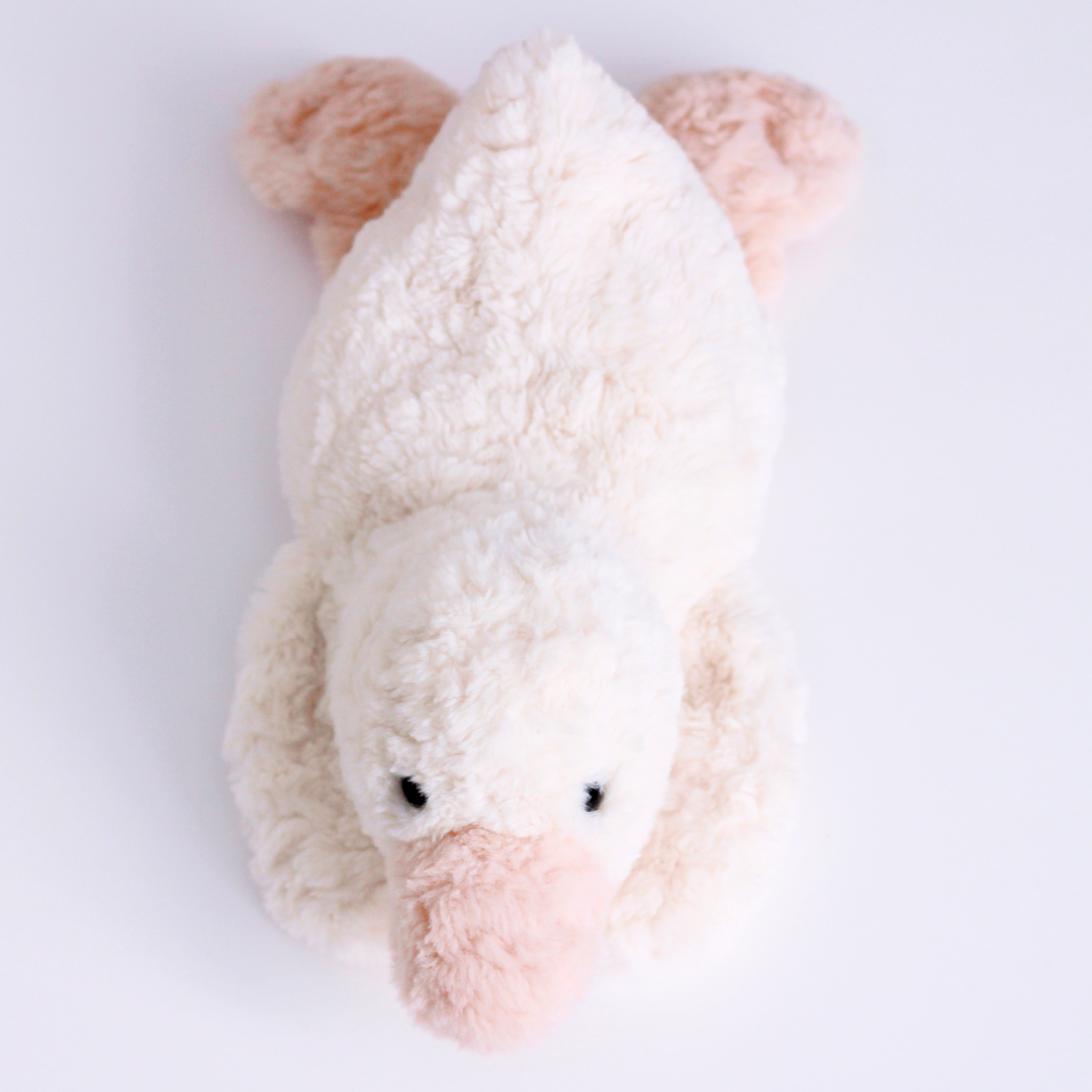 Thermy Buddy™ – Peluche Chauffante Douillette – Canard Géant Écrasé