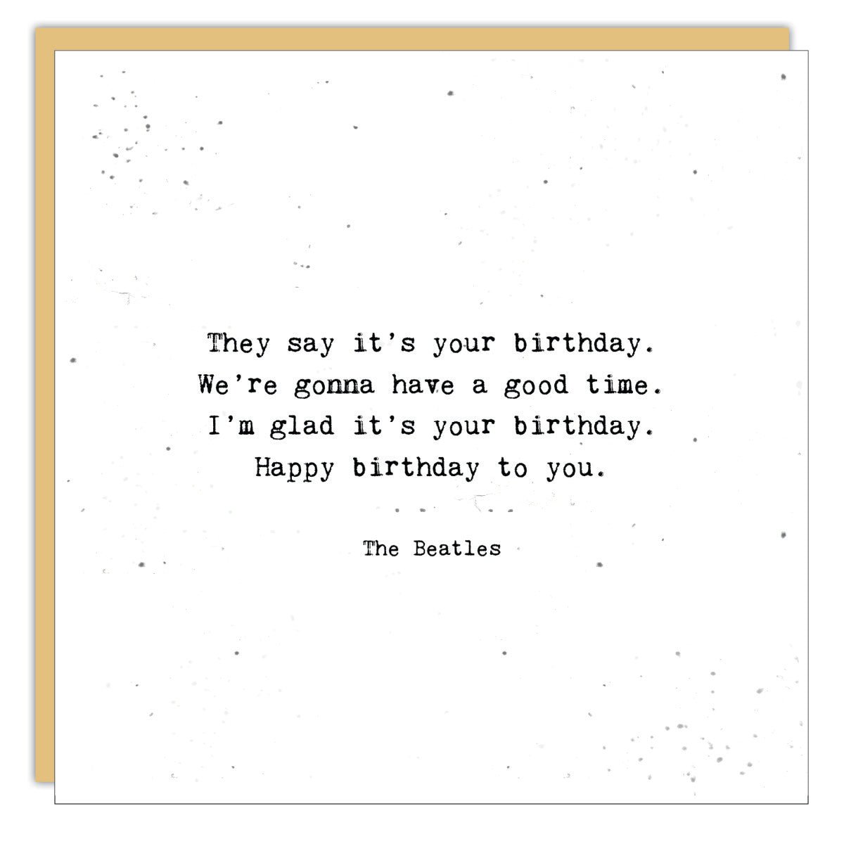 Stationery - Little Gem Card - They Say It's Your Birthday