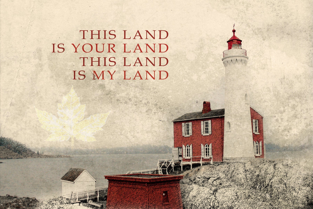 Wood Postcard - This Land Canada