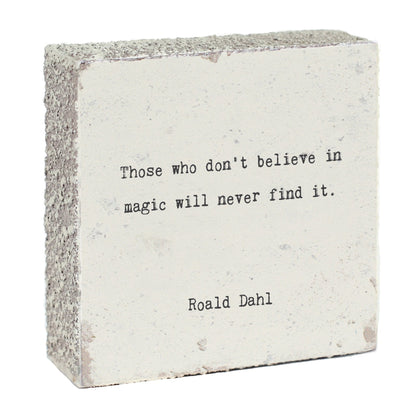 Art Block - Little Gem - Those Who Don't (Roald Dahl)