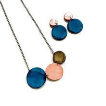 Tri Tone Statement Jewelry Set