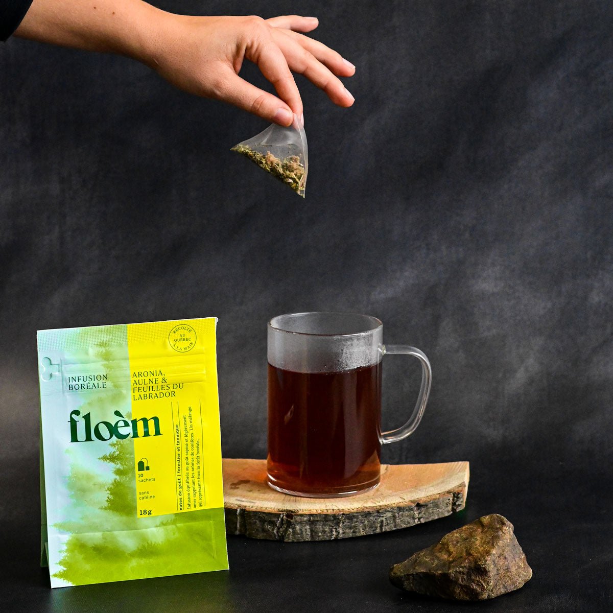 Herbal tea bags - Aronia, Alder & Labrador Tea leaves