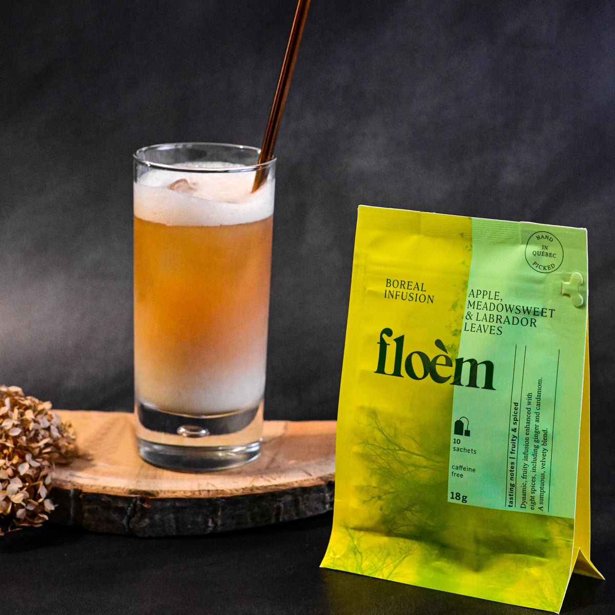Herbal tea bags - Apple, meadowsweet & Labrador tea