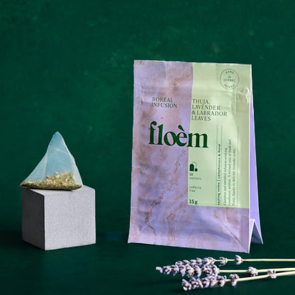 Herbal tea bags Thuya, Lavender & Labrador tea