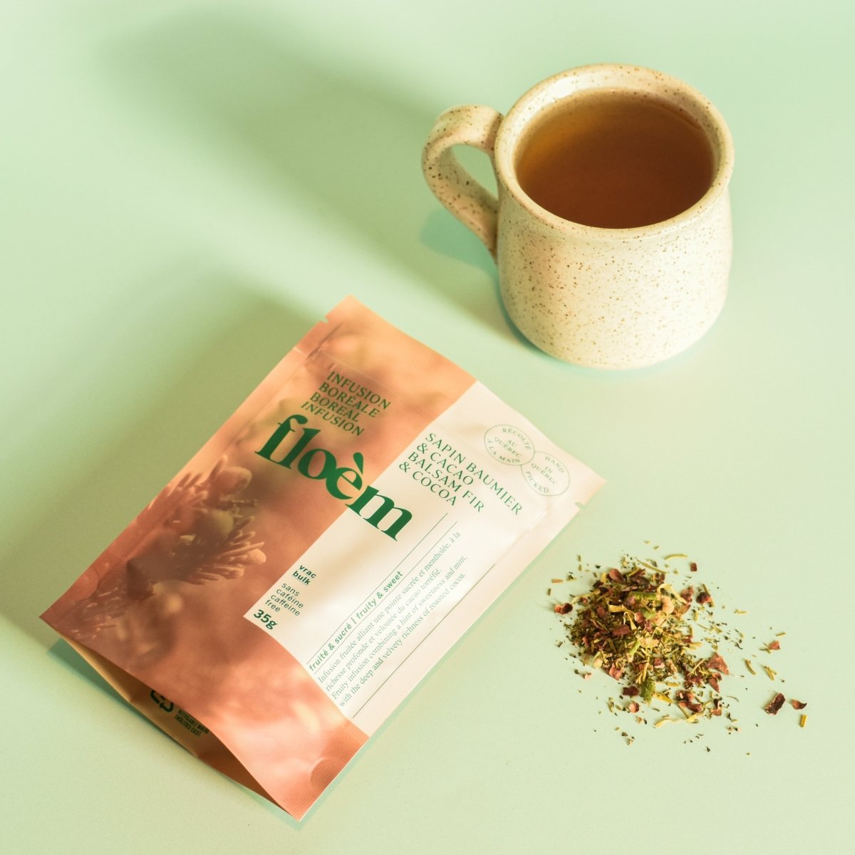Loose leaf tea - Balsam fir & Cacao