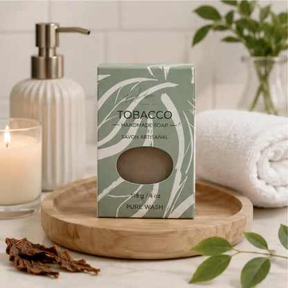 Tobacco leaf soap bar