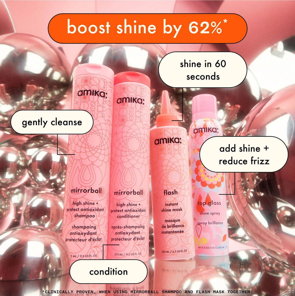 Amika Top Gloss Shine Spray