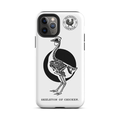 Coque de protection rigide rétro pour iPhone® - Squelette de poulet