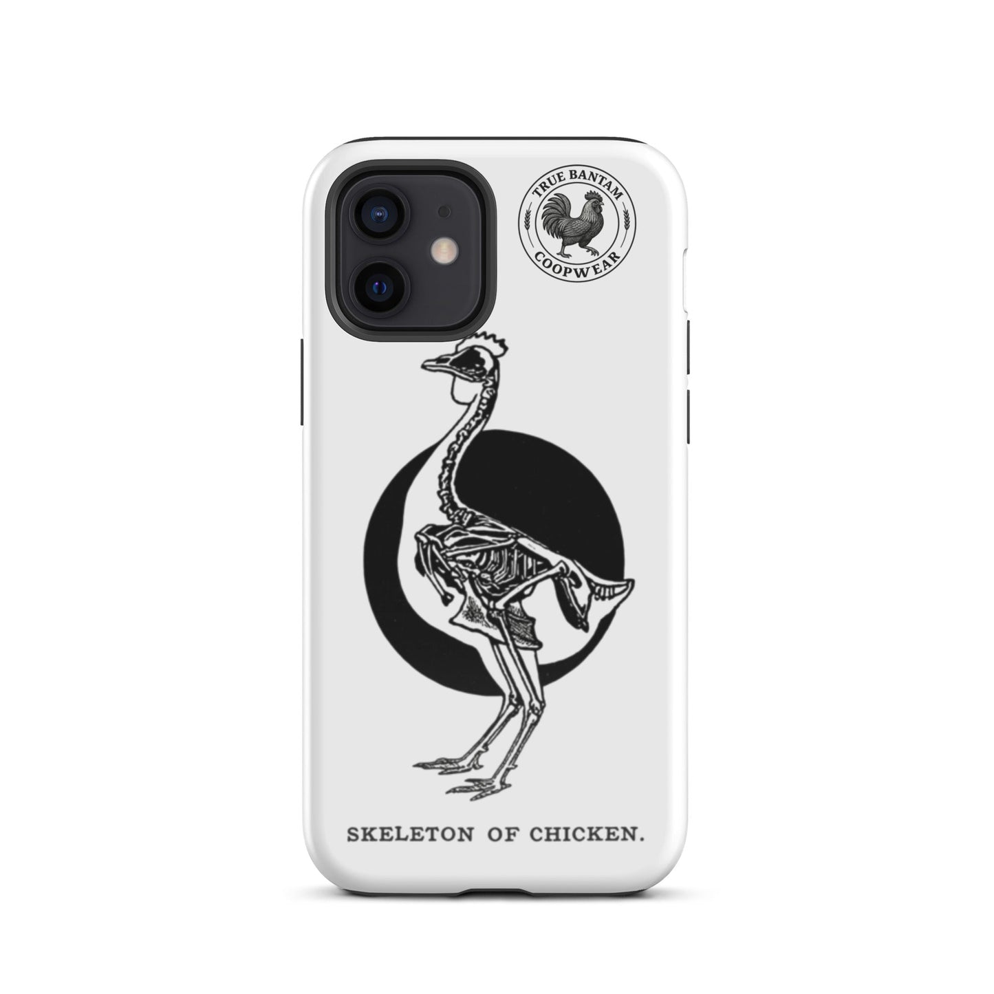 Coque de protection rigide rétro pour iPhone® - Squelette de poulet
