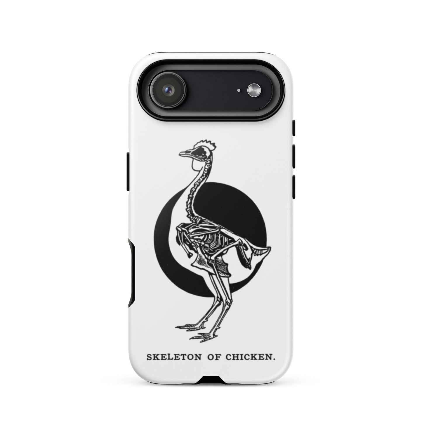 Coque de protection rigide rétro pour iPhone® - Squelette de poulet