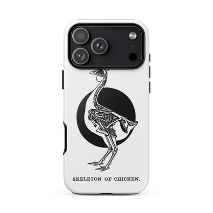Coque de protection rigide rétro pour iPhone® - Squelette de poulet