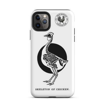 Coque de protection rigide rétro pour iPhone® - Squelette de poulet