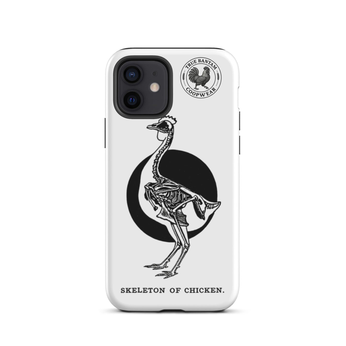 Coque de protection rigide rétro pour iPhone® - Squelette de poulet
