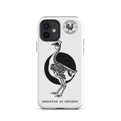 Coque de protection rigide rétro pour iPhone® - Squelette de poulet