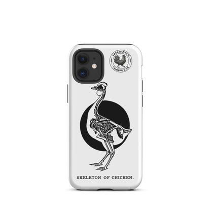 Coque de protection rigide rétro pour iPhone® - Squelette de poulet