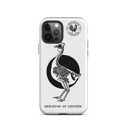 Coque de protection rigide rétro pour iPhone® - Squelette de poulet