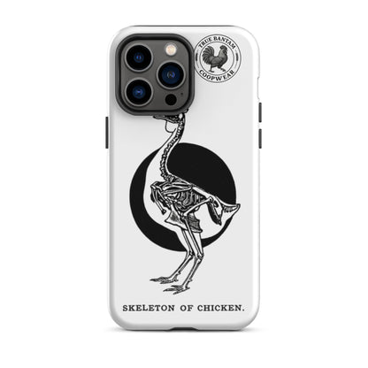 Coque de protection rigide rétro pour iPhone® - Squelette de poulet