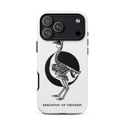 Coque de protection rigide rétro pour iPhone® - Squelette de poulet