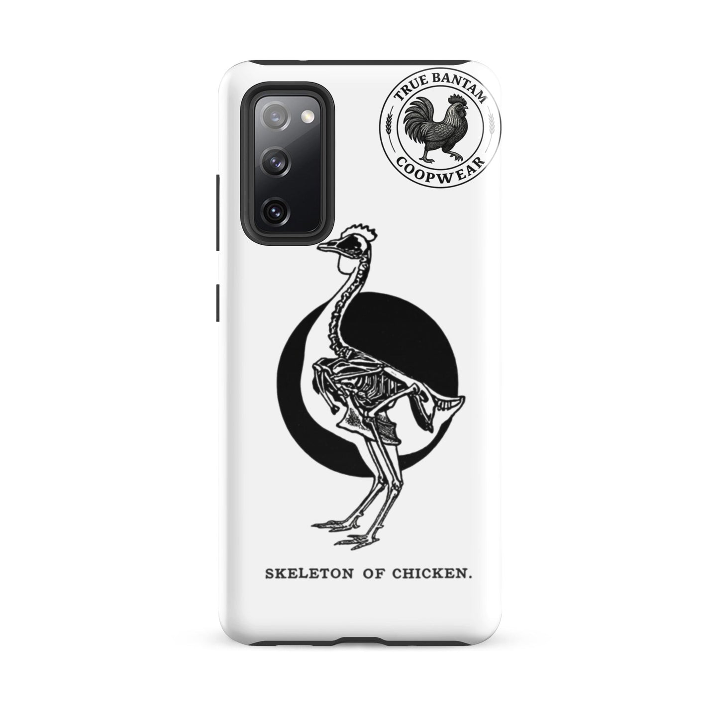 Coque rigide rétro motif Squelette de poulet pour Samsung®