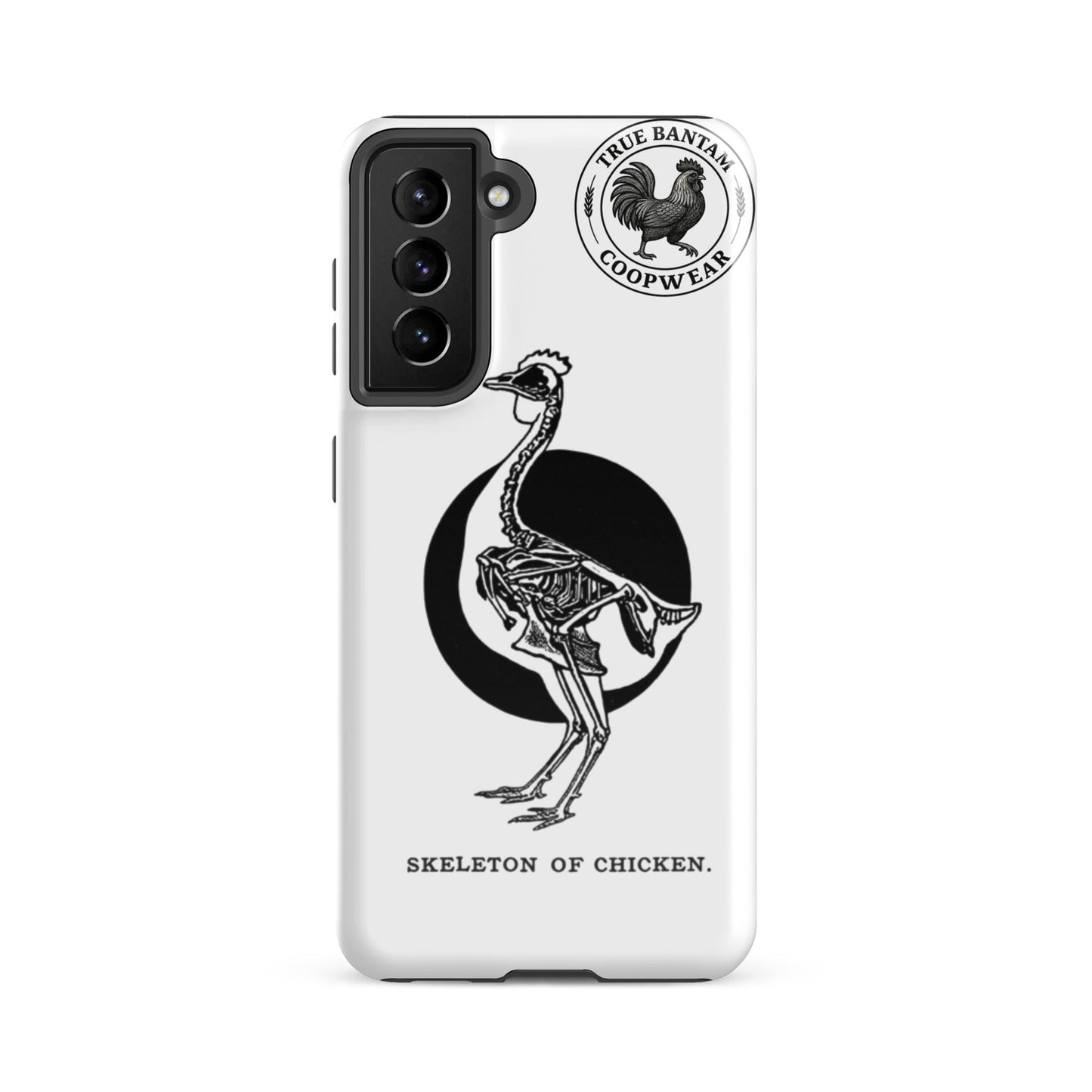 Coque rigide rétro motif Squelette de poulet pour Samsung®