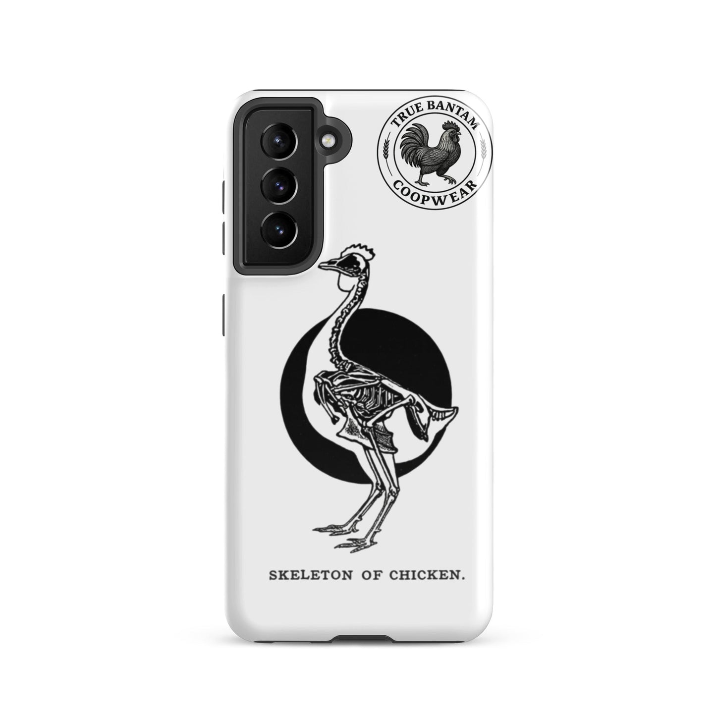 Coque rigide rétro motif Squelette de poulet pour Samsung®