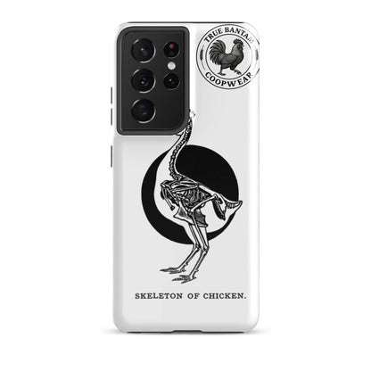 Coque rigide rétro motif Squelette de poulet pour Samsung®