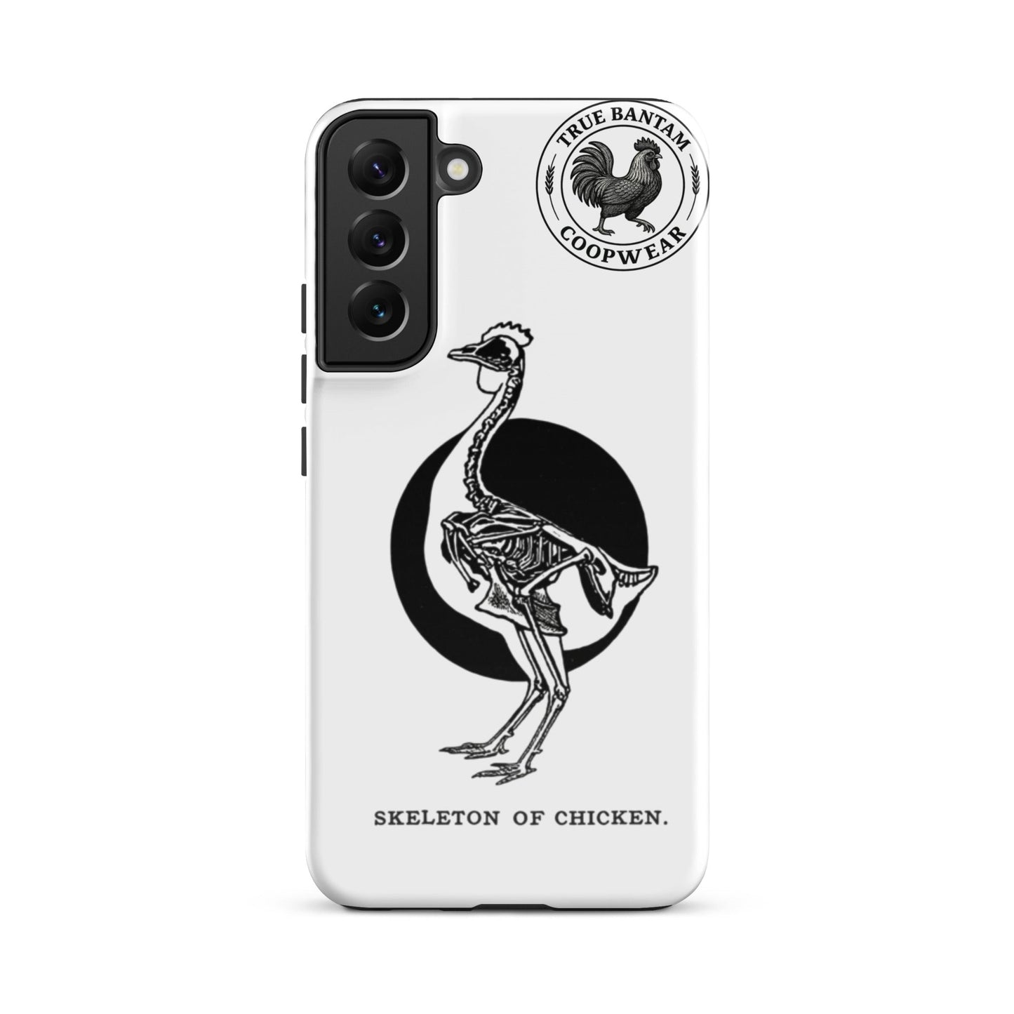 Coque rigide rétro motif Squelette de poulet pour Samsung®