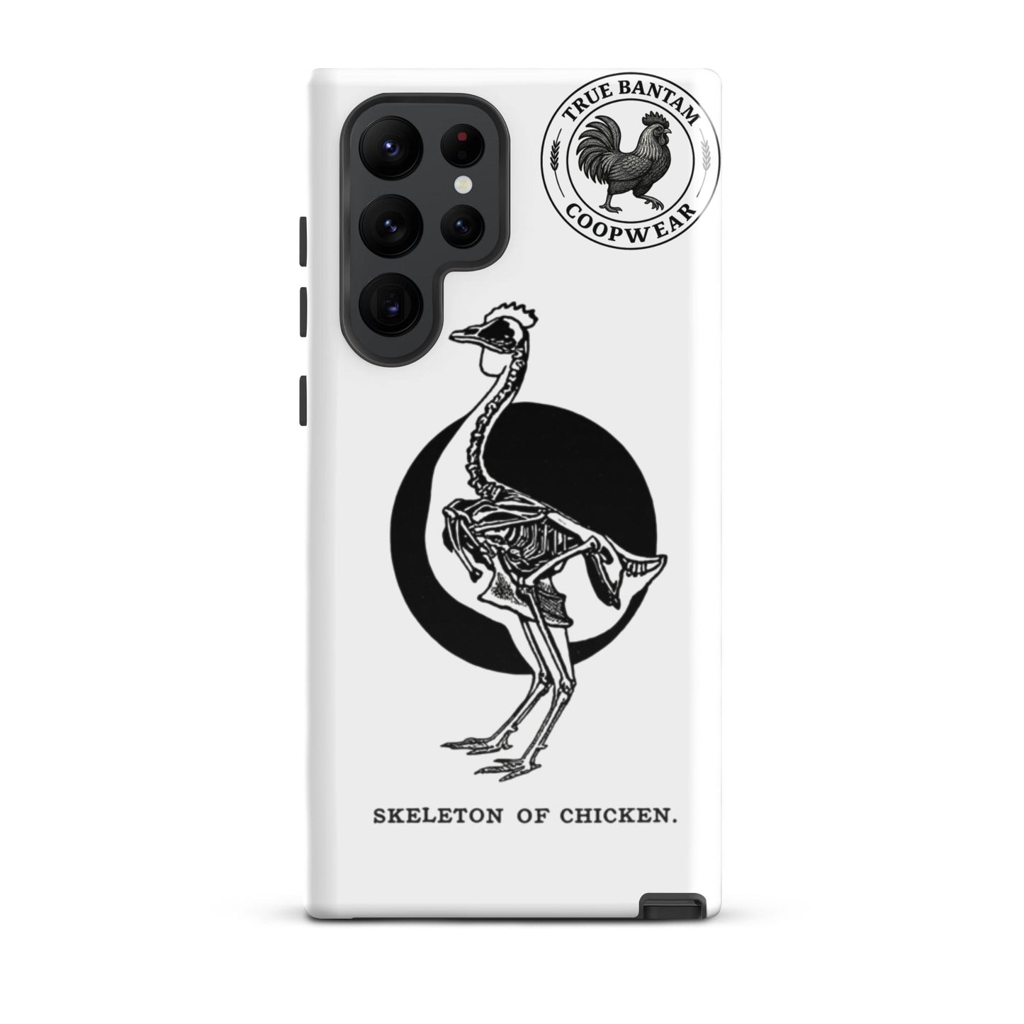 Coque rigide rétro motif Squelette de poulet pour Samsung®