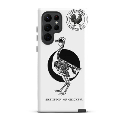Coque rigide rétro motif Squelette de poulet pour Samsung®