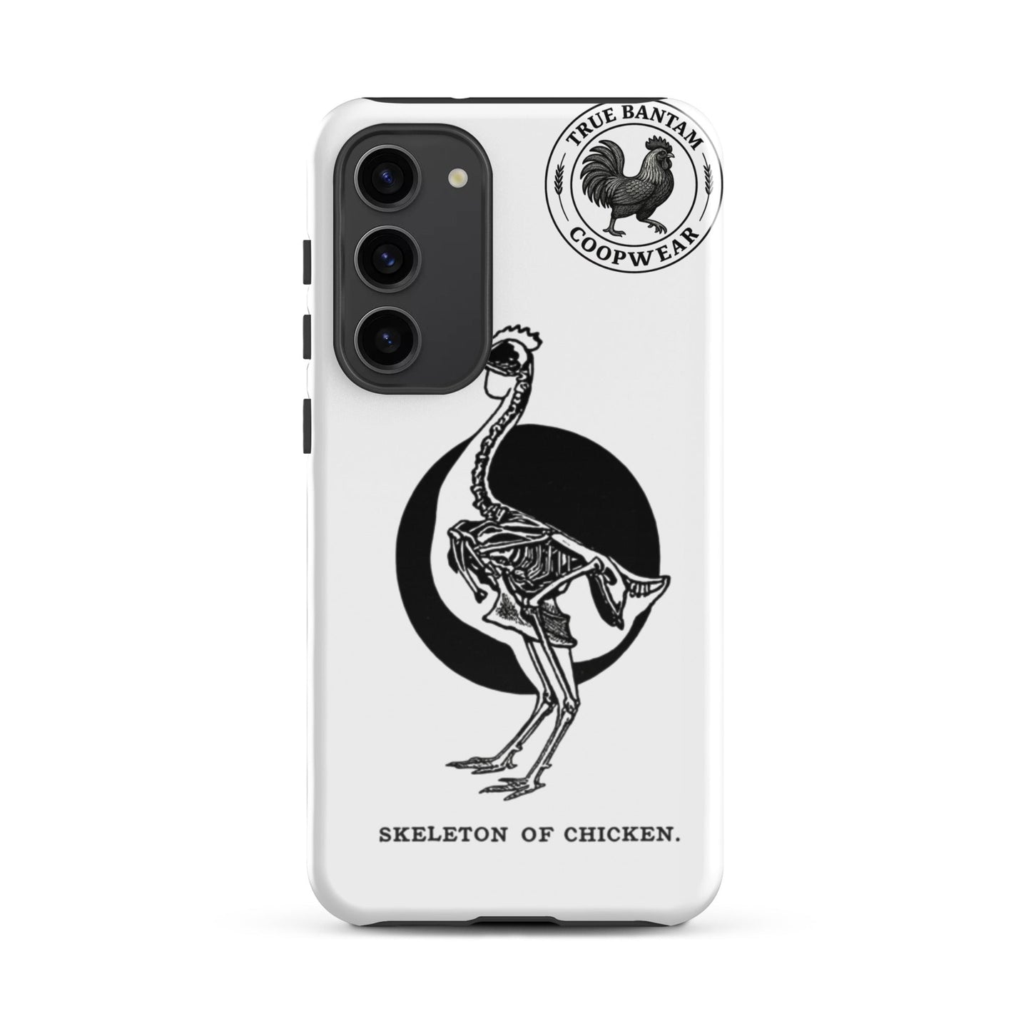 Coque rigide rétro motif Squelette de poulet pour Samsung®
