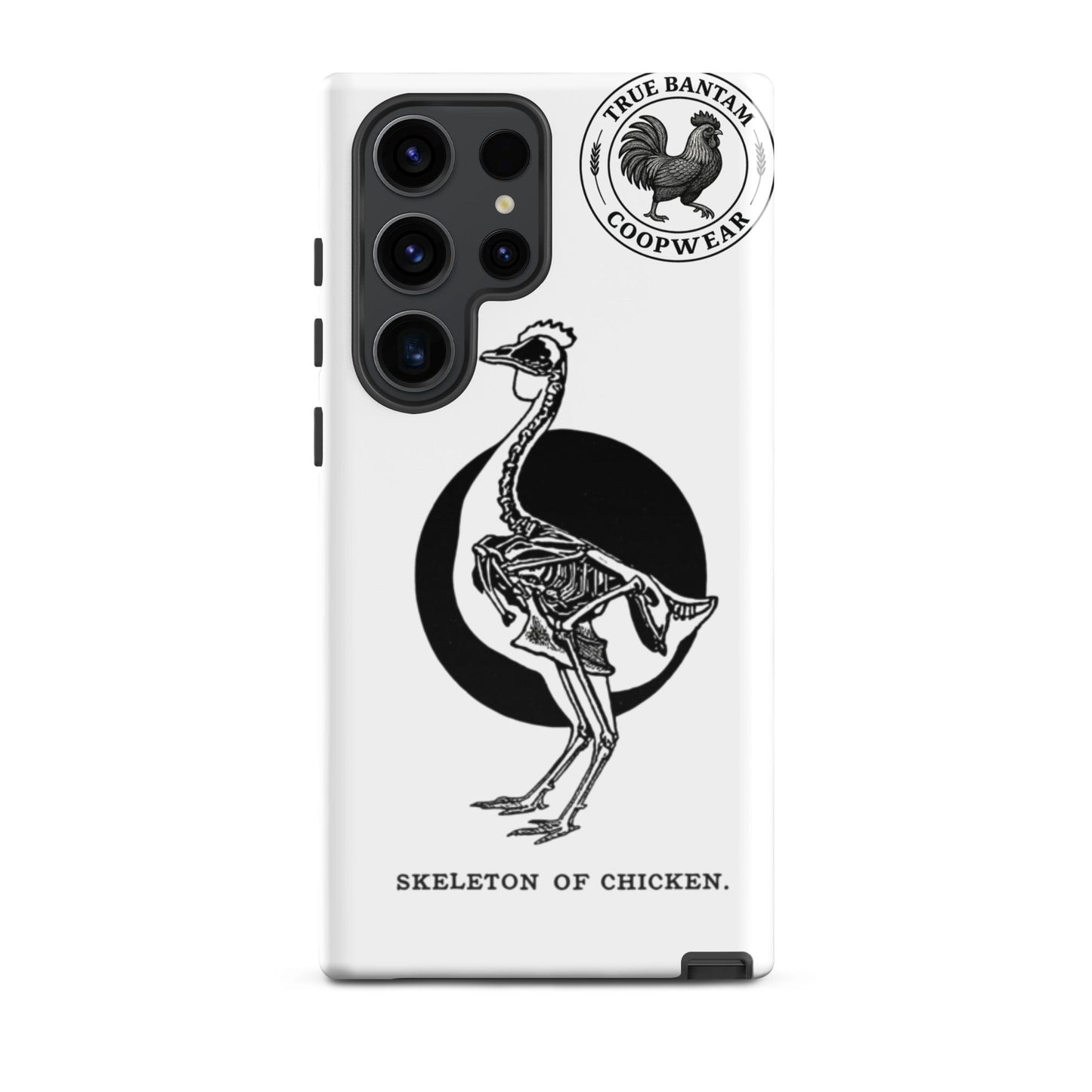 Coque rigide rétro motif Squelette de poulet pour Samsung®