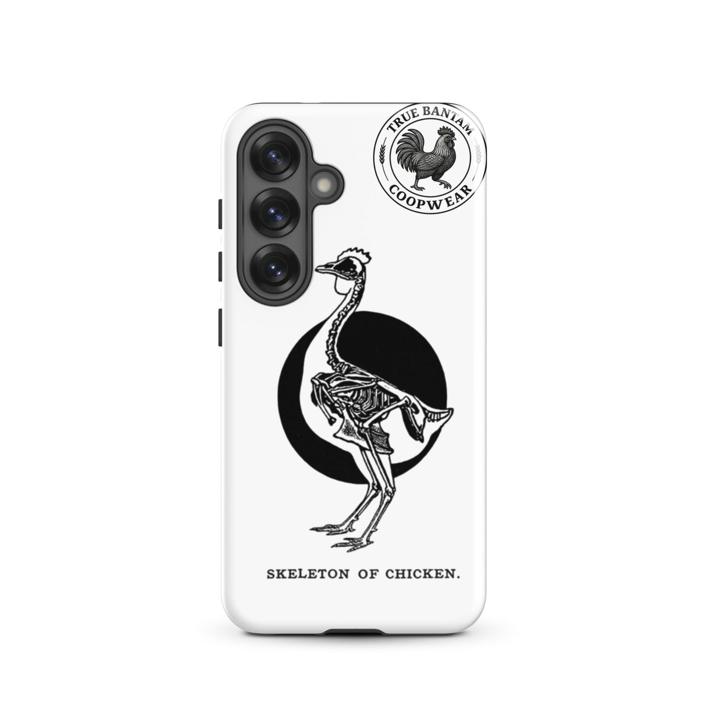Coque rigide rétro motif Squelette de poulet pour Samsung®