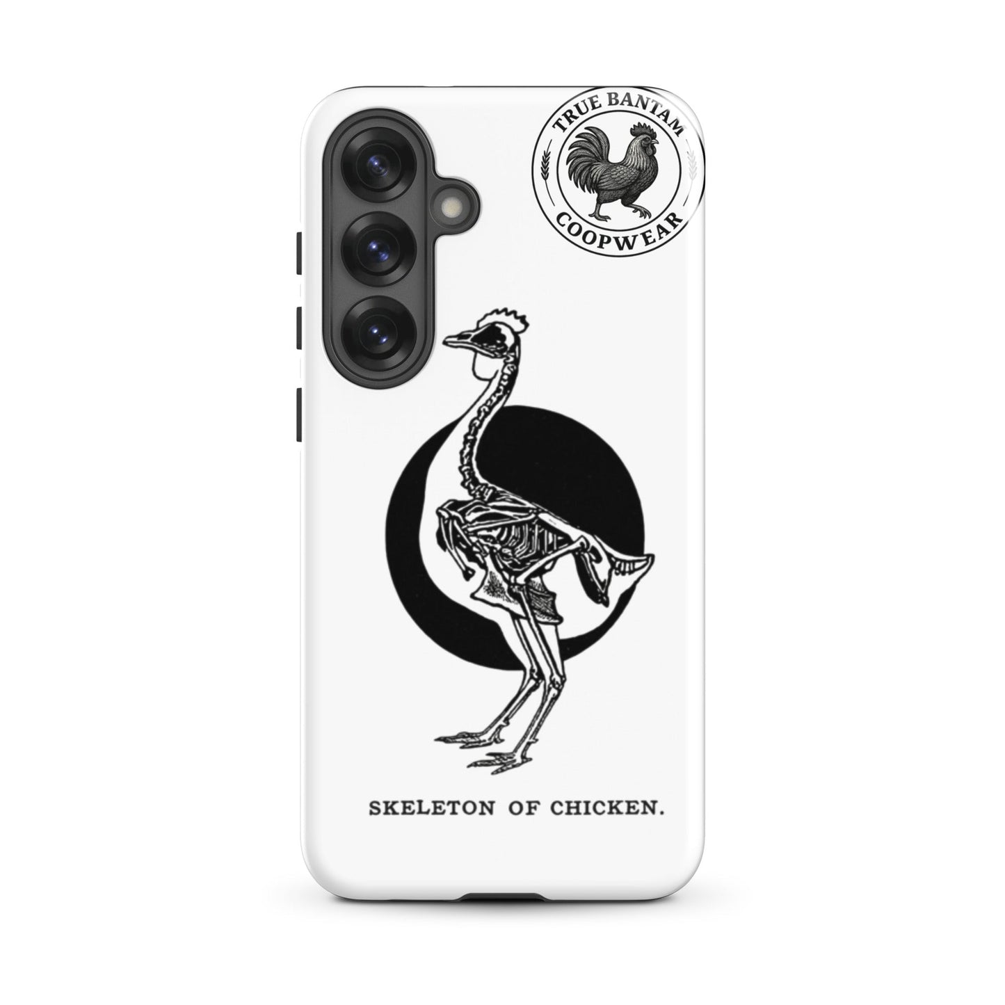 Coque rigide rétro motif Squelette de poulet pour Samsung®